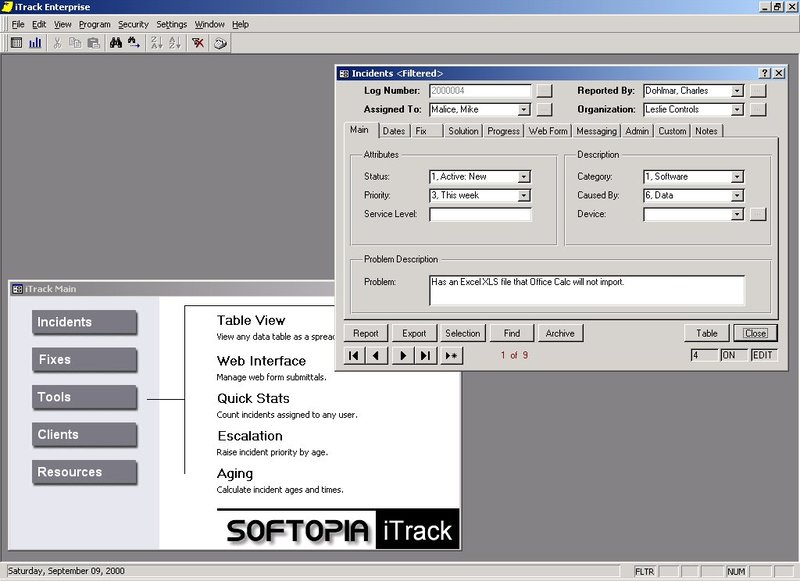 ITrack Enterprise Screenshot